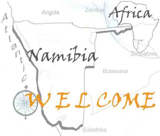 Namibia Karte